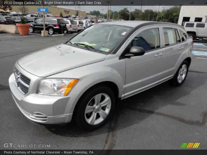 Bright Silver Metallic / Dark Slate Gray 2010 Dodge Caliber SXT