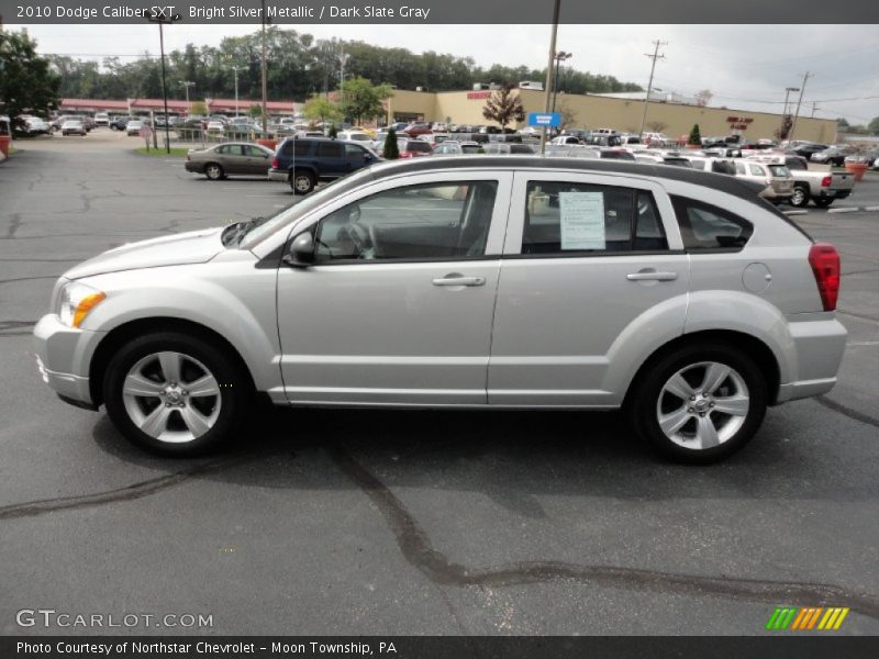 Bright Silver Metallic / Dark Slate Gray 2010 Dodge Caliber SXT