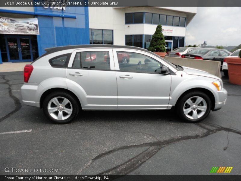 Bright Silver Metallic / Dark Slate Gray 2010 Dodge Caliber SXT