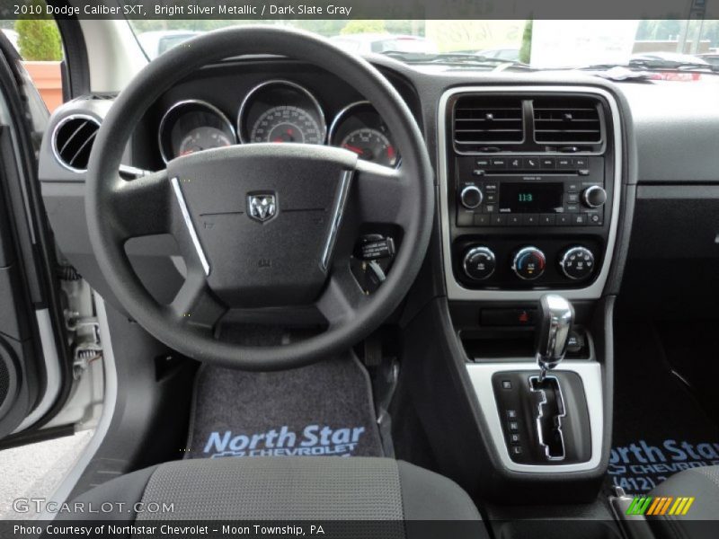 Bright Silver Metallic / Dark Slate Gray 2010 Dodge Caliber SXT
