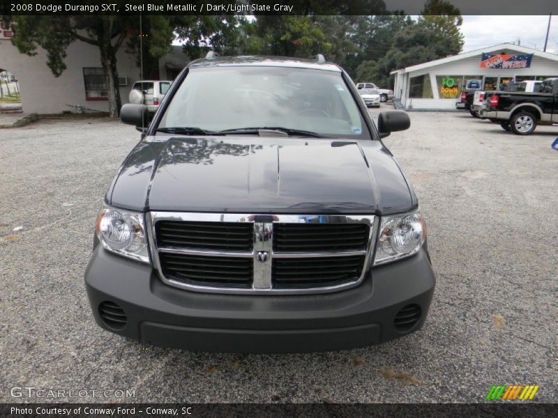 Steel Blue Metallic / Dark/Light Slate Gray 2008 Dodge Durango SXT