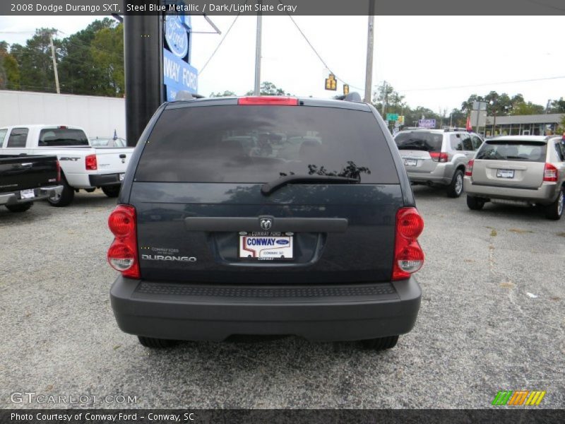 Steel Blue Metallic / Dark/Light Slate Gray 2008 Dodge Durango SXT