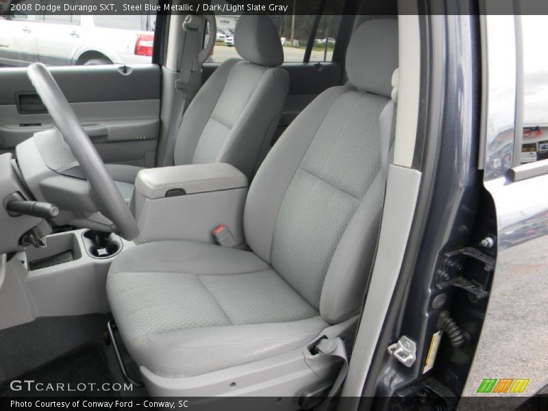 Steel Blue Metallic / Dark/Light Slate Gray 2008 Dodge Durango SXT