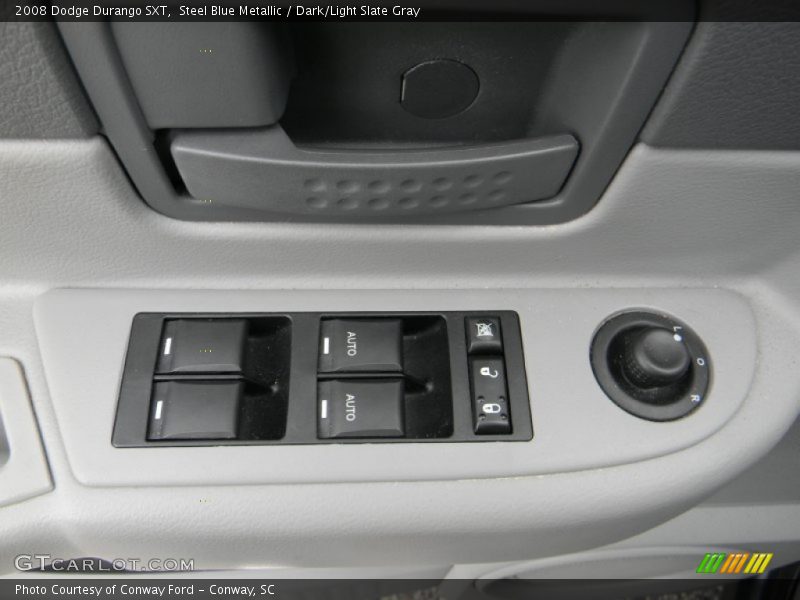 Steel Blue Metallic / Dark/Light Slate Gray 2008 Dodge Durango SXT