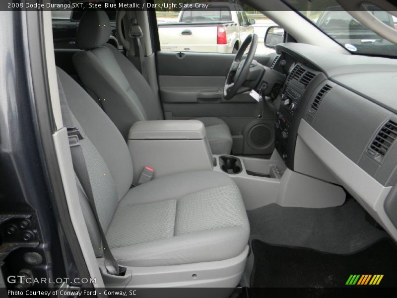 Steel Blue Metallic / Dark/Light Slate Gray 2008 Dodge Durango SXT