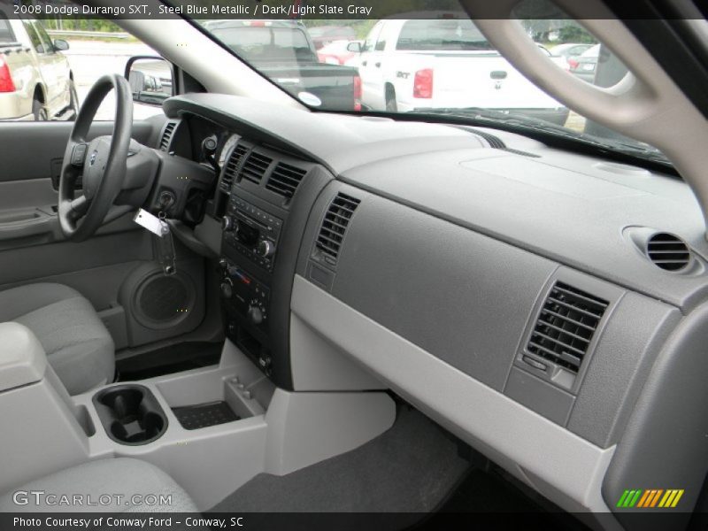 Steel Blue Metallic / Dark/Light Slate Gray 2008 Dodge Durango SXT