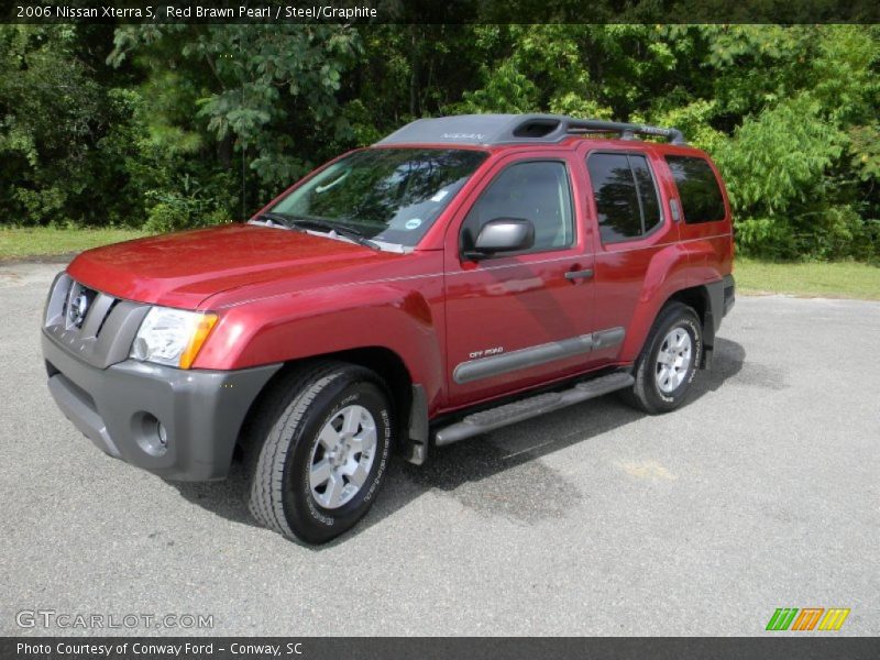 Red Brawn Pearl / Steel/Graphite 2006 Nissan Xterra S