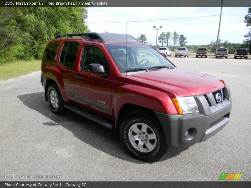 Red Brawn Pearl / Steel/Graphite 2006 Nissan Xterra S