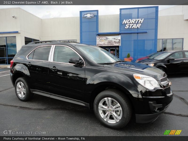 Black / Jet Black 2012 Chevrolet Equinox LT AWD