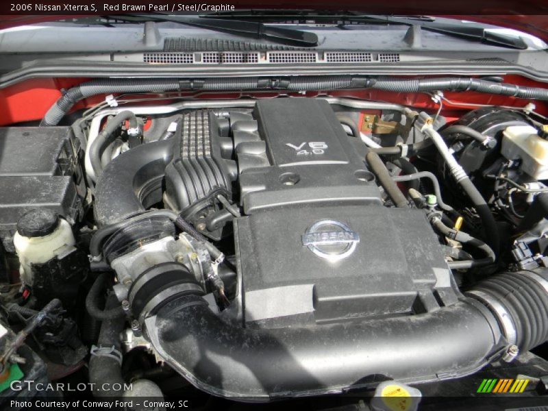 Red Brawn Pearl / Steel/Graphite 2006 Nissan Xterra S