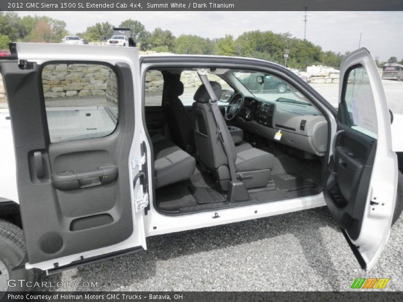 Summit White / Dark Titanium 2012 GMC Sierra 1500 SL Extended Cab 4x4