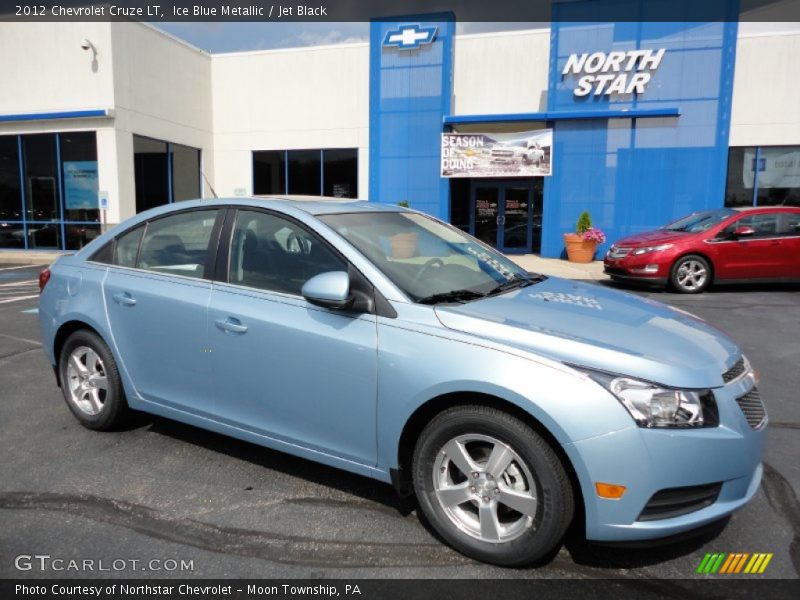 Ice Blue Metallic / Jet Black 2012 Chevrolet Cruze LT