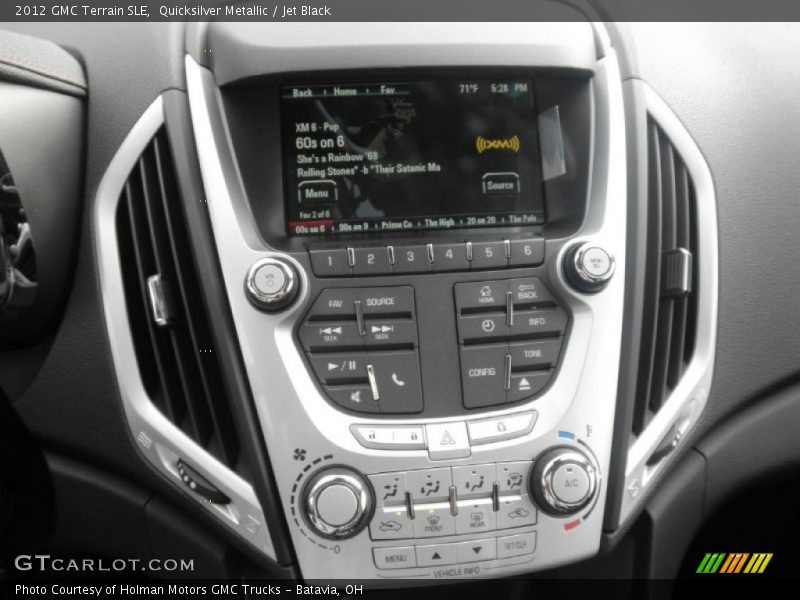Quicksilver Metallic / Jet Black 2012 GMC Terrain SLE
