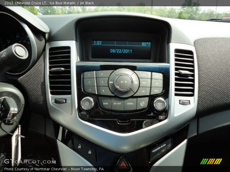 Ice Blue Metallic / Jet Black 2012 Chevrolet Cruze LT