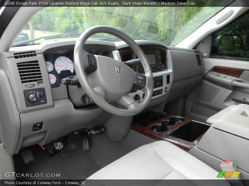 Dashboard of 2008 Ram 3500 Laramie Resistol Mega Cab 4x4 Dually