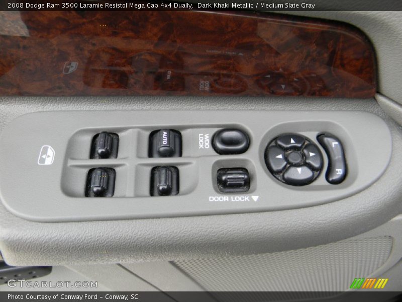 Controls of 2008 Ram 3500 Laramie Resistol Mega Cab 4x4 Dually