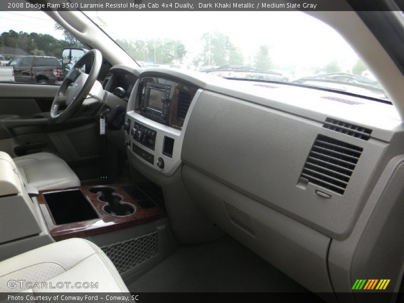 Dashboard of 2008 Ram 3500 Laramie Resistol Mega Cab 4x4 Dually