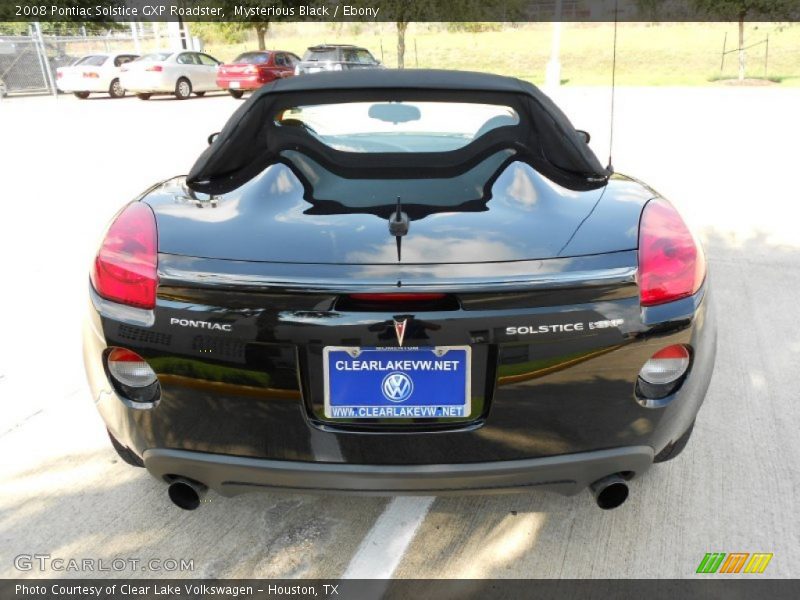 Mysterious Black / Ebony 2008 Pontiac Solstice GXP Roadster