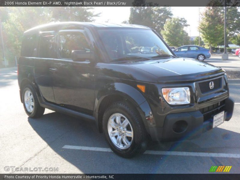 Nighthawk Black Pearl / Black/Gray 2006 Honda Element EX-P AWD