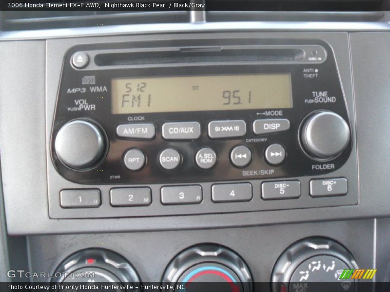 Nighthawk Black Pearl / Black/Gray 2006 Honda Element EX-P AWD