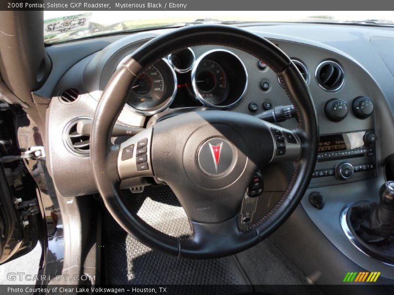 Mysterious Black / Ebony 2008 Pontiac Solstice GXP Roadster