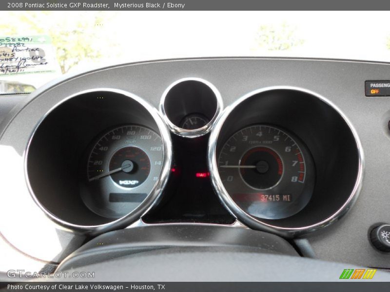 Mysterious Black / Ebony 2008 Pontiac Solstice GXP Roadster
