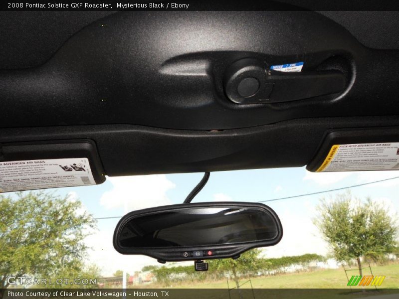 Mysterious Black / Ebony 2008 Pontiac Solstice GXP Roadster