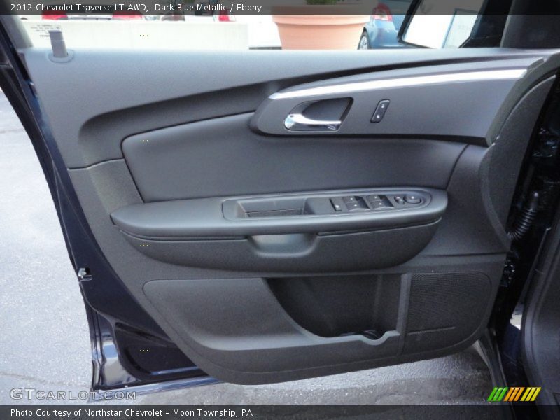 Dark Blue Metallic / Ebony 2012 Chevrolet Traverse LT AWD