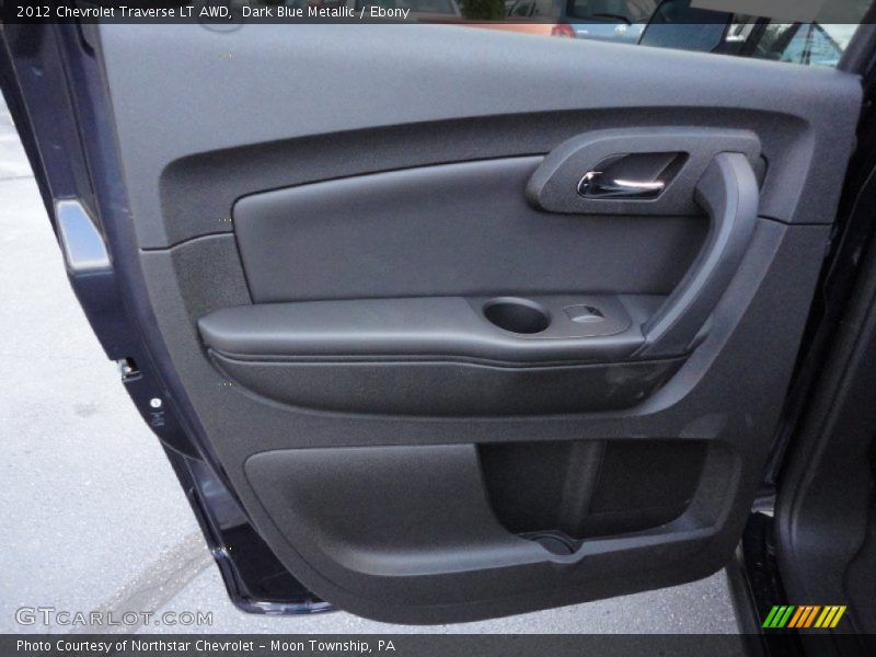 Dark Blue Metallic / Ebony 2012 Chevrolet Traverse LT AWD
