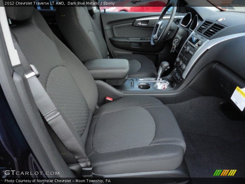 Dark Blue Metallic / Ebony 2012 Chevrolet Traverse LT AWD