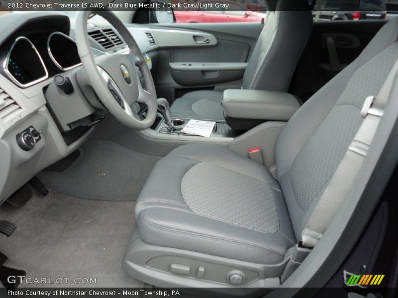  2012 Traverse LS AWD Dark Gray/Light Gray Interior