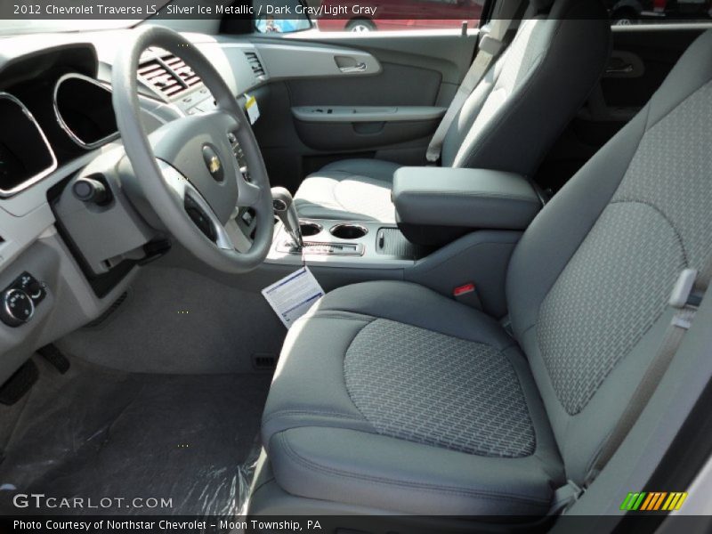  2012 Traverse LS Dark Gray/Light Gray Interior