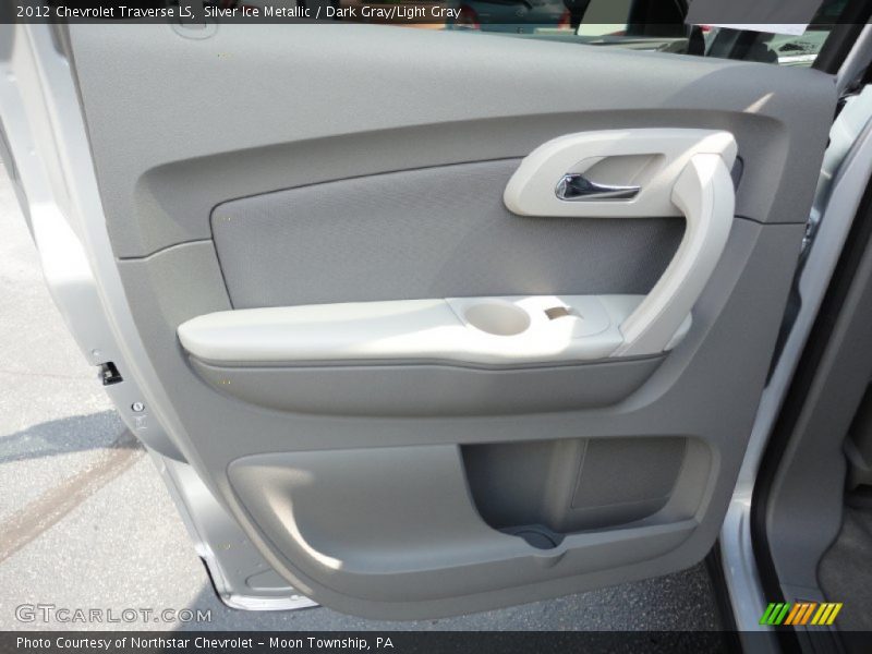 Silver Ice Metallic / Dark Gray/Light Gray 2012 Chevrolet Traverse LS