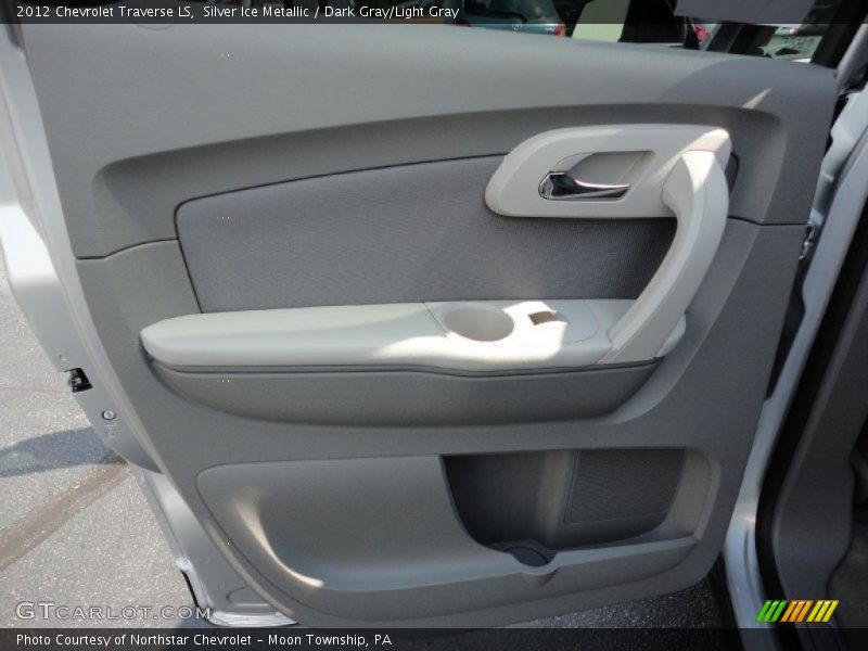 Silver Ice Metallic / Dark Gray/Light Gray 2012 Chevrolet Traverse LS