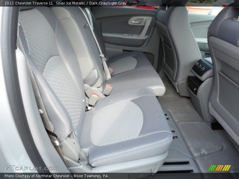 Silver Ice Metallic / Dark Gray/Light Gray 2012 Chevrolet Traverse LS