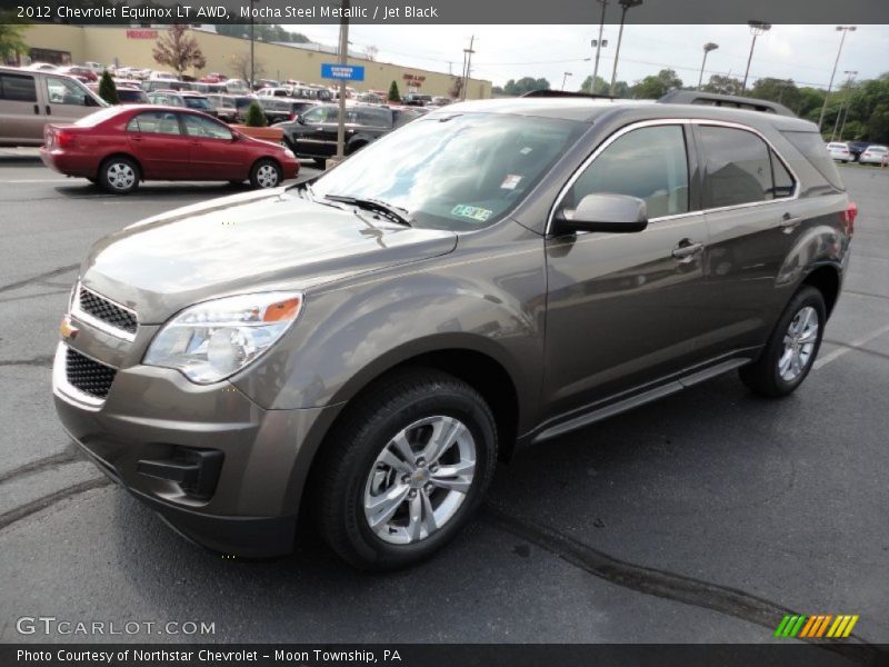 Mocha Steel Metallic / Jet Black 2012 Chevrolet Equinox LT AWD
