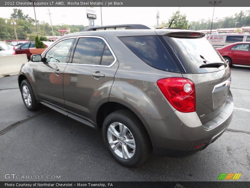 Mocha Steel Metallic / Jet Black 2012 Chevrolet Equinox LT AWD