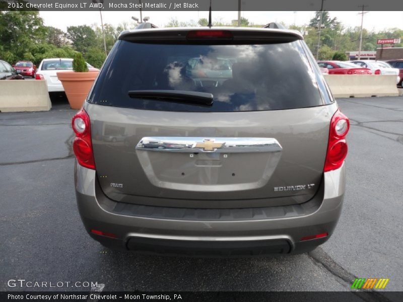 Mocha Steel Metallic / Jet Black 2012 Chevrolet Equinox LT AWD