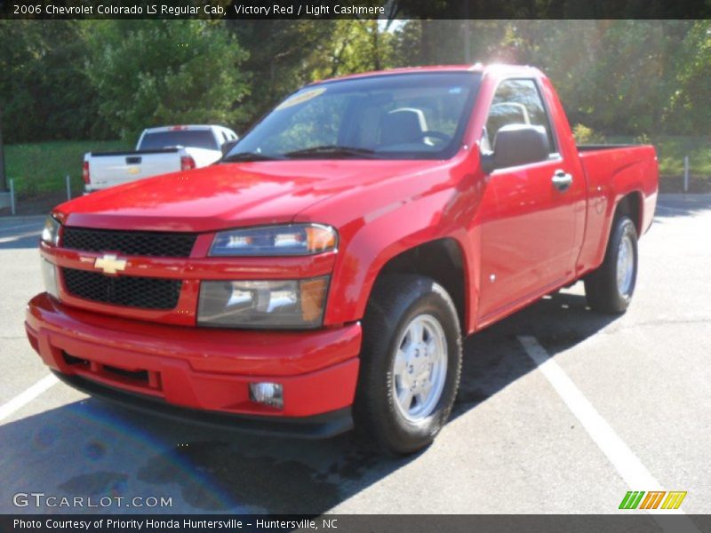 Victory Red / Light Cashmere 2006 Chevrolet Colorado LS Regular Cab