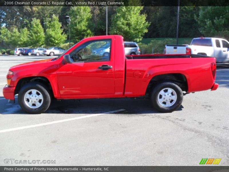 Victory Red / Light Cashmere 2006 Chevrolet Colorado LS Regular Cab