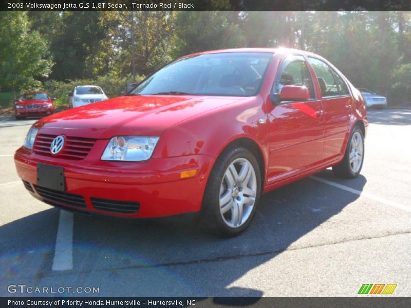 Tornado Red / Black 2003 Volkswagen Jetta GLS 1.8T Sedan