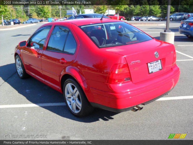 Tornado Red / Black 2003 Volkswagen Jetta GLS 1.8T Sedan