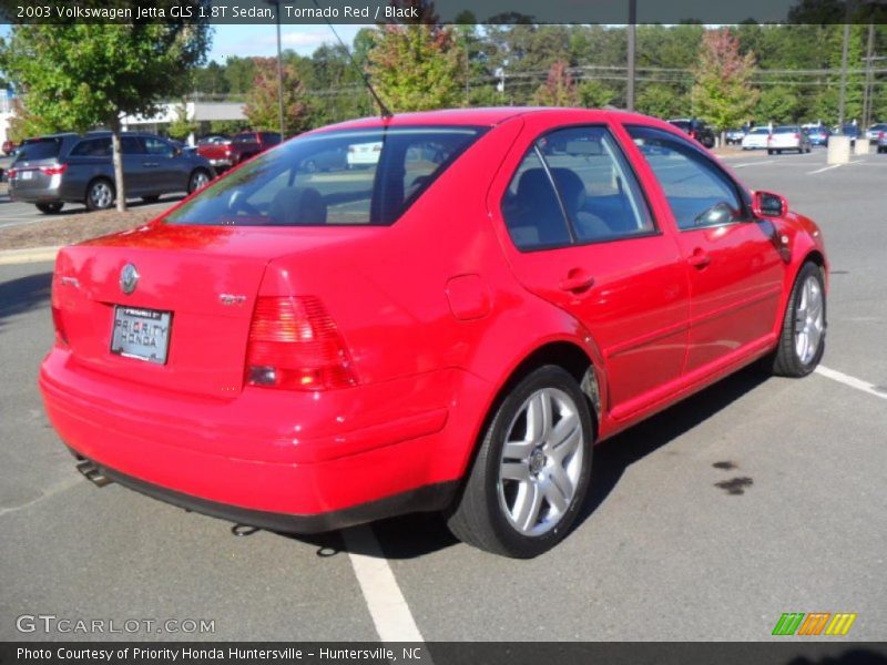 Tornado Red / Black 2003 Volkswagen Jetta GLS 1.8T Sedan