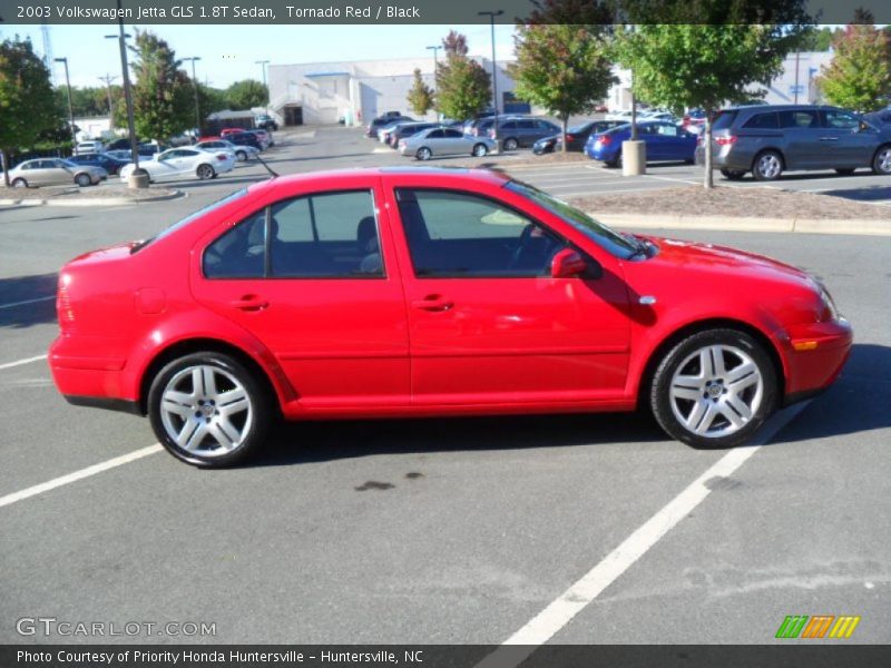 Tornado Red / Black 2003 Volkswagen Jetta GLS 1.8T Sedan
