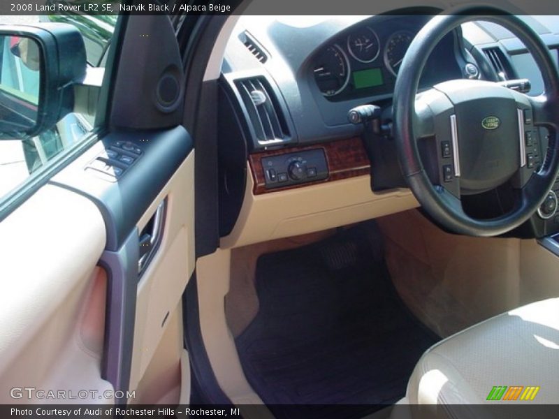 Narvik Black / Alpaca Beige 2008 Land Rover LR2 SE