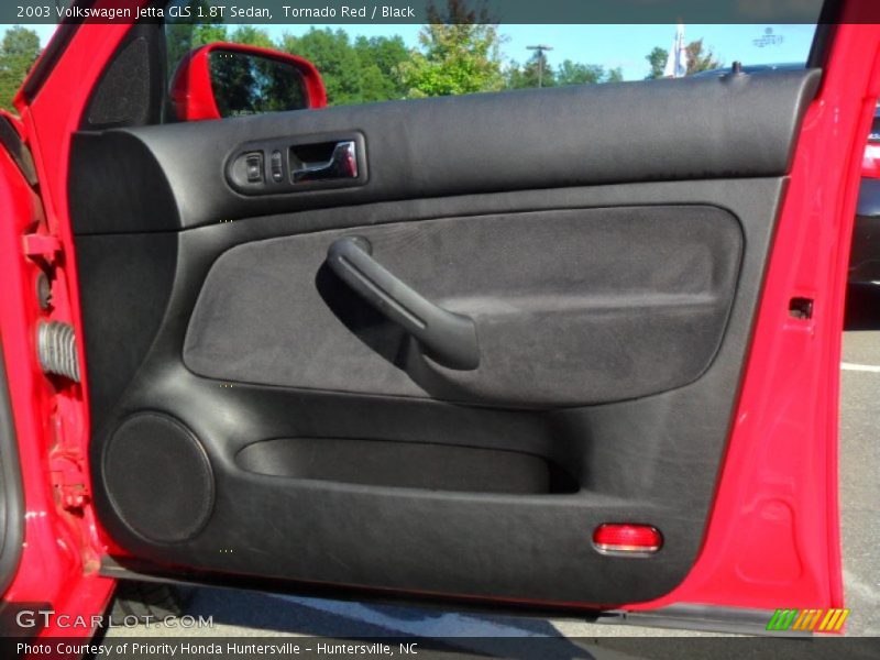 Tornado Red / Black 2003 Volkswagen Jetta GLS 1.8T Sedan