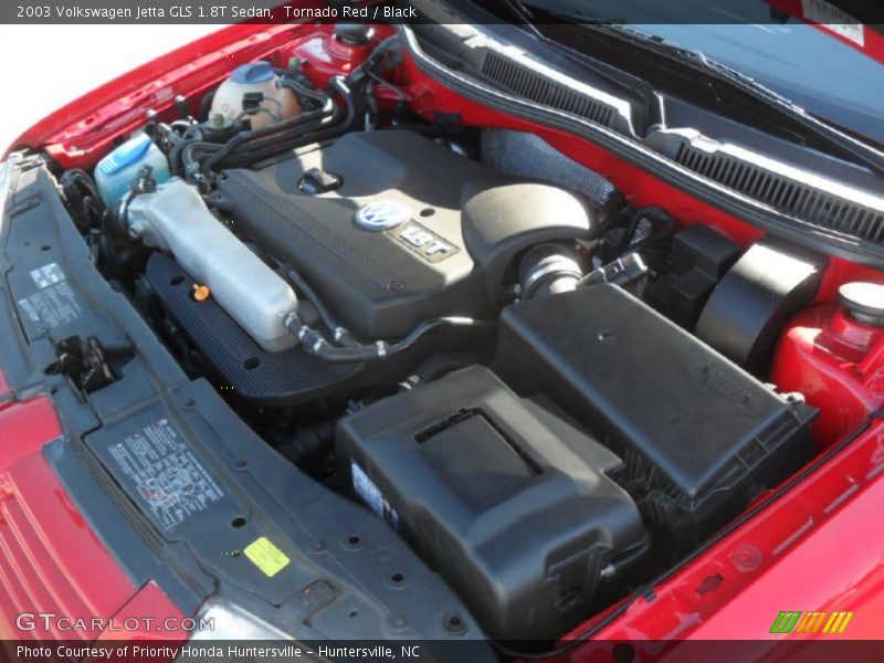 Tornado Red / Black 2003 Volkswagen Jetta GLS 1.8T Sedan