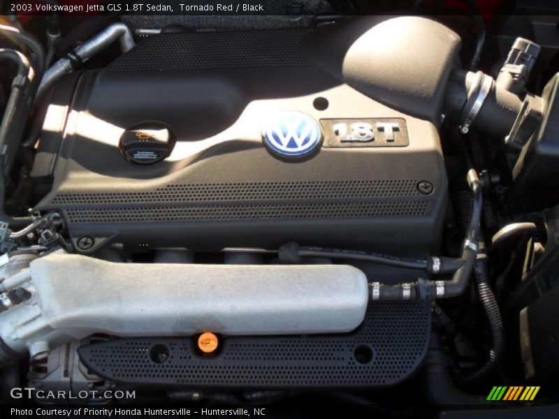Tornado Red / Black 2003 Volkswagen Jetta GLS 1.8T Sedan
