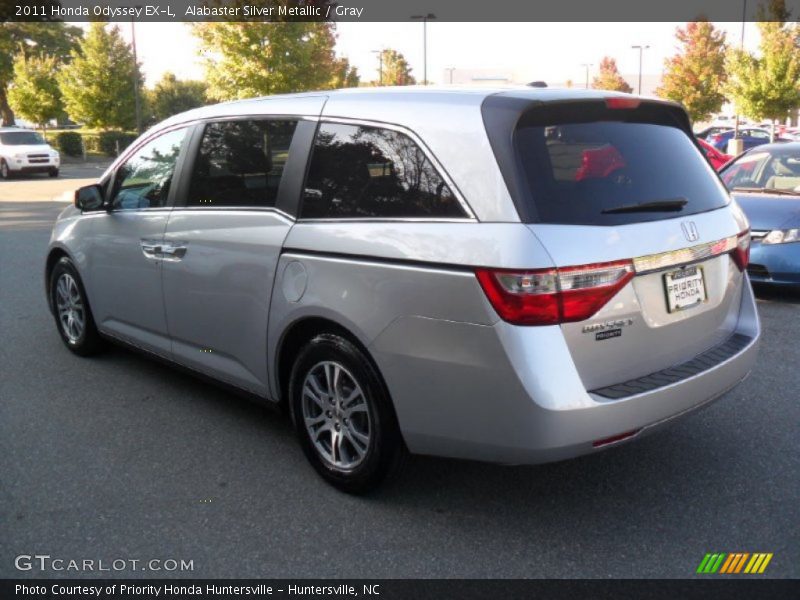 Alabaster Silver Metallic / Gray 2011 Honda Odyssey EX-L