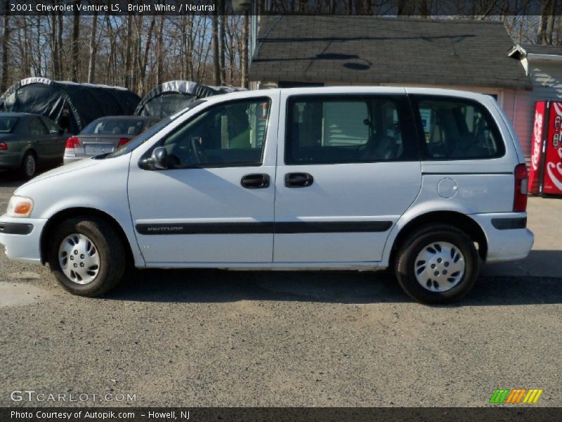 Bright White / Neutral 2001 Chevrolet Venture LS